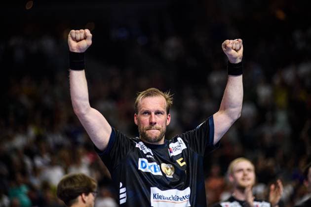 COLOGNE, GERMANY - 14 JUNE, 2025: Max Darj - The match of TruckScout24 EHF FINAL4 Fuchse Berlin vs HBC Nantes at Lanxess Arena.  Copyright: xVITALIIxKLIUIEVx