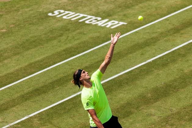 BOSS OPEN ATP250; 14.06.2025 Alexander Zverev (GER) im Match gegen Ben Shelton (USA) BOSS OPEN ATP250; Stuttgart, Tennisclub Weissenhof am 14.06.2025 Copyright: xBEAUTIFULxSPORTS Wunderlx
