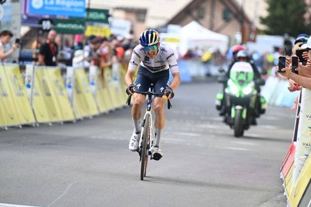 14-06-2025 Criterium Du Dauphine Libere; Tappa 07 Grand Algueblanche - Valmeinier 1800; 2025, Red Bull - Bora Hansgrohe; Lipowitz, Florian; Valmeinier 1800; 