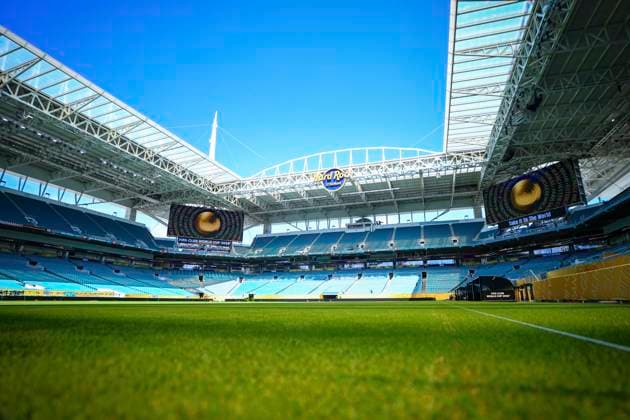 Club World Cup Opens in Miami Gardens A general view of Hard Rock Stadium ahead of the opening match of the FIFA Club World Cup between Al Ahly FC and Inter Miami CF on June 13, 2025, in Miami Gardens, Florida. Miami Florida United States Copyright: xMohamedxTageldinx