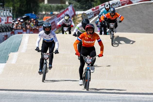 COUPE DU MONDE DE BMX 2025 MANCHE 1 PHOTOPQR LE DAUPHINE Christophe AGOSTINIS ; Sarrians ; 14 06 2025 ; Sarrians le 14 juin 2025. Coupe du Monde de BMX 2025. Manche 1. Finales et podiums. U23. Jason Noodam, vainqueur. Photo Christophe Agostinis Le Dauphiné Libéré BMX WORLD CUP EVENT IN SARRIANS FRANCE JUNE 14TH 2025 Sarrians Vaucluse Provence-Alpes-Côte d Azur France  Copyright: xPHOTOPQR LExDAUPHINE MAXPPPxChristophexAGOSTINISx 20250614JDL0824 20250614JDL0824