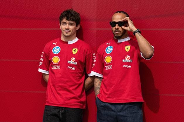 Sport Themen der Woche KW24 12.06.2025, xrarjax, Motorsport FIA Formel 1, Großer Preis von Kanada v.l. Charles Leclerc (Ferrari) Startnummer 16 Lewis Hamilton (Ferrari) Startnummer 44 (FIA REGULATIONS PROHIBIT ANY USE OF PHOTOGRAPHS as IMAGE SEQUENCES and or QUASI-VIDEO) Montreal *** 12 06 2025, xrarjax, Motorsport FIA Formula 1, Canadian Grand Prix v l Charles Leclerc Ferrari starting number 16 Lewis Hamilton Ferrari starting number 44 FIA REGULATIONS PROHIBIT ANY USE OF PHOTOGRAPHS as IMAGE SEQUENCES and or QUASI VIDEO Montreal