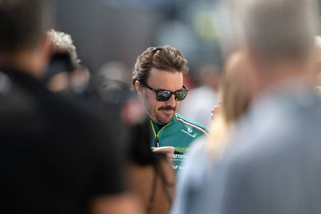 14.06.2025, xrarjax, Motorsport FIA Formel 1, Großer Preis von Kanada v.l. Fernando Alonso (Aston Martin) Startnummer 14 (FIA REGULATIONS PROHIBIT ANY USE OF PHOTOGRAPHS as IMAGE SEQUENCES and or QUASI-VIDEO) Montreal