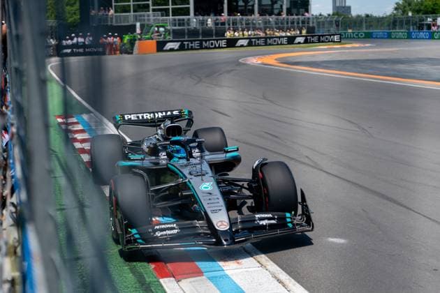 George Russell (Mercedes-AMG Petronas F1 Team, Großbritannien, 63) im W16, CAN, Formel 1 Weltmeisterschaft, Grand Prix von Kanada, Circuit Gilles Villeneuve, Freies Training 3, Saison 2025, 14.06.2025 CAN, Formel 1 Weltmeisterschaft, Grand Prix von Kanada, Circuit Gilles Villeneuve, Freies Training 3, Saison 2025, 14.06.2025 Montreal Copyright: xEibner-Pressefoto MarcelxFischerx EP_MFI