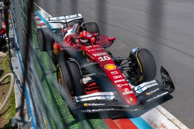 Charles Leclerc (Scuderia Ferrari HP F1 Team, Monaco. 16) im SF-25, CAN, Formel 1 Weltmeisterschaft, Grand Prix von Kanada, Circuit Gilles Villeneuve, Freies Training 3, Saison 2025, 14.06.2025 CAN, Formel 1 Weltmeisterschaft, Grand Prix von Kanada, Circuit Gilles Villeneuve, Freies Training 3, Saison 2025, 14.06.2025 Montreal Copyright: xEibner-Pressefoto MarcelxFischerx EP_MFI