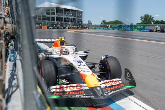 Liam Lawson (Visa Cash App Racing Bulls F1 Team, Neuseeland, 30) im VCARB 02, CAN, Formel 1 Weltmeisterschaft, Grand Prix von Kanada, Circuit Gilles Villeneuve, Freies Training 3, Saison 2025, 14.06.2025 CAN, Formel 1 Weltmeisterschaft, Grand Prix von Kanada, Circuit Gilles Villeneuve, Freies Training 3, Saison 2025, 14.06.2025 Montreal Copyright: xEibner-Pressefoto MarcelxFischerx EP_MFI