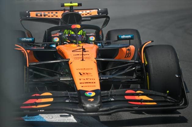 F1 Grand Prix Of Canada - Third Practice Session MONTREAL, CANADA JUNE 14: Lando Norris of Great Britain and McLaren Formula 1 Team during the third practice session for the Formula 1 Canadian Grand Prix at Circuit Gilles-Villeneuve in Montreal, Quebec, Canada, on June 14, 2025. Montreal Canada  Copyright: xArturxWidakx originalFilename:widak-f1grandp250614_npW4A.jpg