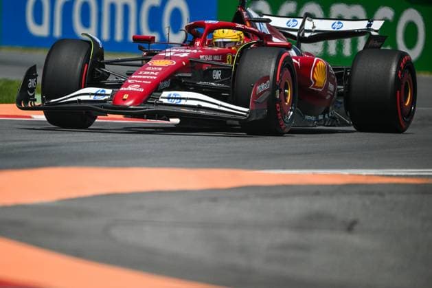 F1 Grand Prix Of Canada - Third Practice Session MONTREAL, CANADA JUNE 14: Lewis Hamilton of Great Britain and Scuderia Ferrari HP during the third practice session for the Formula 1 Canadian Grand Prix at Circuit Gilles-Villeneuve in Montreal, Quebec, Canada, on June 14, 2025. Montreal Canada  Copyright: xArturxWidakx originalFilename:widak-f1grandp250614_np3uc.jpg