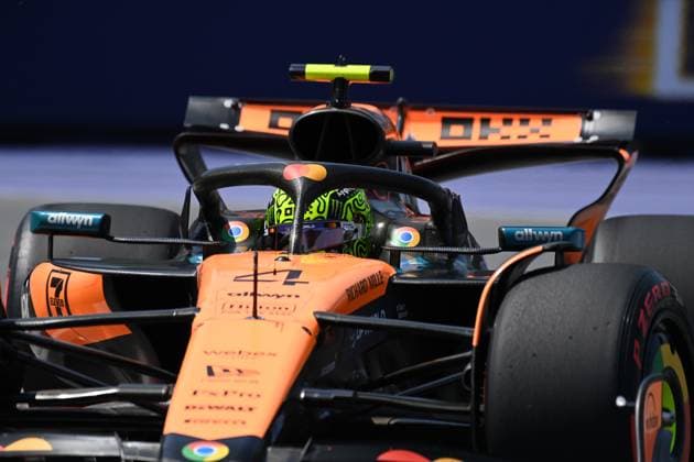 14.06.2025, Circuit Gilles-Villeneuve, Montreal, FORMULA 1 PIRELLI GRAND PRIX DU CANADA 2025 , im Bild Lando Norris (GBR), McLaren F1 Team (Photo by Francois Tremblay Hasan Bratic DeFodi Images)