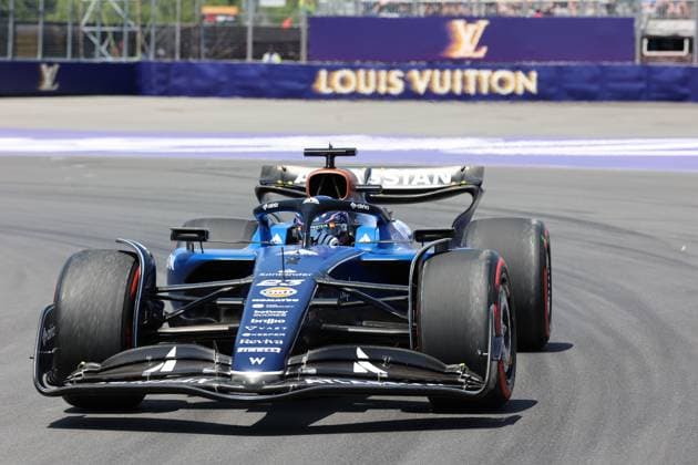 14.06.2025, Circuit Gilles-Villeneuve, Montreal, FORMULA 1 PIRELLI GRAND PRIX DU CANADA 2025 , im Bild Alexander Albon (GBR), Atlassian Williams Racing (Photo by Mark Urquhart Hasan Bratic DeFodi Images)