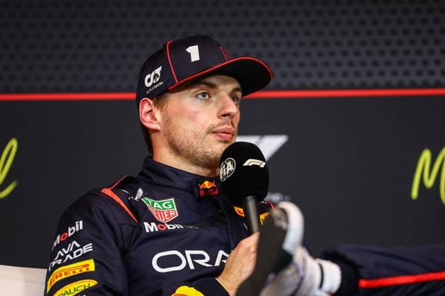F1 - CANADIAN GRAND PRIX 2025 VERSTAPPEN Max (ned), Red Bull Racing RB21, portrait press conference, PK, Pressekonferenz during the Formula 1 Pirelli Grand Prix du Canada 2025, 10th round of the 2025 FIA Formula One World Championship, WM, Weltmeisterschaft from June 14 to 16, 2025 on the Circuit Gilles Villeneuve, in Montrà al, Canada - Montrà alCanada Copyright: xEricxAlonsox