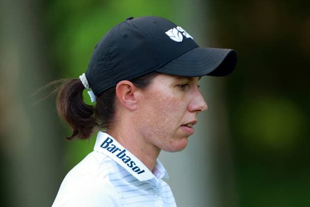 Meijer LPGA, Golf Damen Classic for Simply Give BELMONT, MICHIGAN - JUNE 14: Carlota Ciganda of Pamplona, Spain walks on the 16th fairway during the third round of the Meijer LPGA Classic for Simply Give golf tournament at Blythefield Country Club in Belmont, MI, USA Saturday, June 14, 2025. Belmont Michigan United States  Copyright: xAmyxLemusx originalFilename:lemus-meijerlp250614_npzQ9.jpg