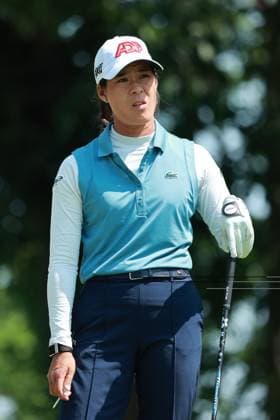 Meijer LPGA, Golf Damen Classic BELMONT, MICHIGAN-JUNE 14: Celine Boutier of France plays her tee shot on the 10th hole during the third round of the Meijer LPGA Classic for Simply Give golf tournament at Blythefield Country Club in Belmont, MI, USA Saturday, June 14, 2025. Belmont Michigan United States  Copyright: xJorgexLemusx originalFilename:lemus-meijerlp250614_npgDs.jpg