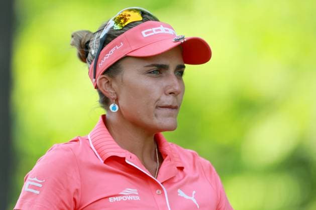 Meijer LPGA, Golf Damen Classic for Simply Give BELMONT, MICHIGAN - JUNE 14: Lexi Thompson of Delray Beach, Florida looks down the 16th fairwaty during the third round of the Meijer LPGA Classic for Simply Give golf tournament at Blythefield Country Club in Belmont, MI, USA Saturday, June 14, 2025. Belmont Michigan United States  Copyright: xAmyxLemusx originalFilename:lemus-meijerlp250614_npWCh.jpg