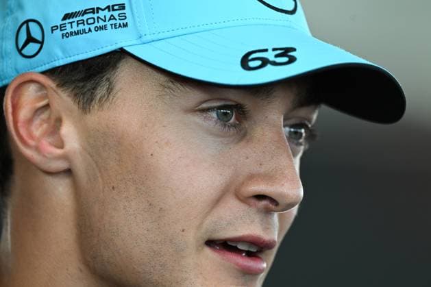 F1 Grand Prix Of Canada - Qualifying MONTREAL, CANADA JUNE 14: George Russell of Great Britain and Mercedes-AMG Petronas F1 Team speaks to the media after his win in the Qualifying Round for the Formula 1 Canadian Grand Prix at Circuit Gilles-Villeneuve in Montreal, Quebec, Canada, on June 14, 2025. Montreal Canada  Copyright: xArturxWidakx originalFilename:widak-f1grandp250614_npj5J.jpg