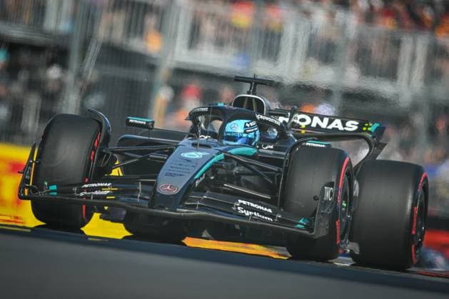 F1 Grand Prix Of Canada - Qualifying MONTREAL, CANADA JUNE 14: George Russell of Great Britain and Mercedes-AMG Petronas F1 Team on his way to win the Qualifying Round for the Formula 1 Canadian Grand Prix at Circuit Gilles-Villeneuve in Montreal, Quebec, Canada, on June 14, 2025. Montreal Canada  Copyright: xArturxWidakx originalFilename:widak-f1grandp250614_nps1S.jpg