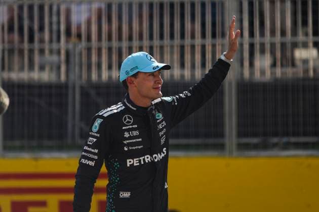 F1 - CANADIAN GRAND PRIX 2025 RUSSELL George (gbr), Mercedes AMG F1 Team W16, portrait during the Formula 1 Pirelli Grand Prix du Canada 2025, 10th round of the 2025 FIA Formula One World Championship, WM, Weltmeisterschaft from June 14 to 16, 2025 on the Circuit Gilles Villeneuve, in MontrÃ al, Canada - MontrÃ alCanada  Copyright: xXavixBonillax
