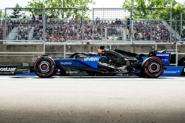 Sport Bilder des Tages F1 - CANADIAN GRAND PRIX 2025 23 ALBON Alexander (tha), Williams Racing FW47, action during the Formula 1 Pirelli Grand Prix du Canada 2025, 10th round of the 2025 FIA Formula One World Championship, WM, Weltmeisterschaft from June 14 to 16, 2025 on the Circuit Gilles Villeneuve, in MontrÃ al, Canada - MontrÃ alCanada  Copyright: xALBERTOxVIMERCATIx