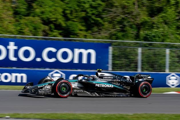 Kimi Antonelli (Mercedes-AMG Petronas F1 Team, Italien, 12) im W16, CAN, Formel 1 Weltmeisterschaft, Grand Prix von Kanada, Circuit Gilles Villeneuve, Qualifying, Saison 2025, 14.06.2025 CAN, Formel 1 Weltmeisterschaft, Grand Prix von Kanada, Circuit Gilles Villeneuve, Qualifying, Saison 2025, 14.06.2025 Montreal Copyright: xEibner-Pressefoto MarcelxFischerx EP_MFI
