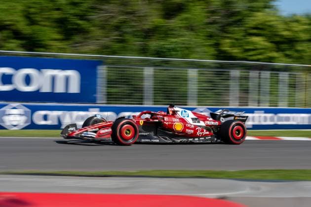 Charles Leclerc (Scuderia Ferrari HP F1 Team, Monaco. 16) im SF-25, CAN, Formel 1 Weltmeisterschaft, Grand Prix von Kanada, Circuit Gilles Villeneuve, Qualifying, Saison 2025, 14.06.2025 CAN, Formel 1 Weltmeisterschaft, Grand Prix von Kanada, Circuit Gilles Villeneuve, Qualifying, Saison 2025, 14.06.2025 Montreal Copyright: xEibner-Pressefoto MarcelxFischerx EP_MFI