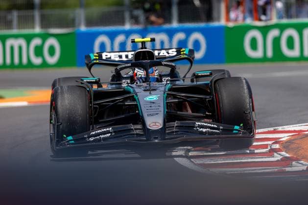 Kimi Antonelli (Mercedes-AMG Petronas F1 Team, Italien, 12) im W16, CAN, Formel 1 Weltmeisterschaft, Grand Prix von Kanada, Circuit Gilles Villeneuve, Freies Training 3, Saison 2025, 14.06.2025 CAN, Formel 1 Weltmeisterschaft, Grand Prix von Kanada, Circuit Gilles Villeneuve, Freies Training 3, Saison 2025, 14.06.2025 Montreal Copyright: xEibner-Pressefoto MarcelxFischerx EP_MFI