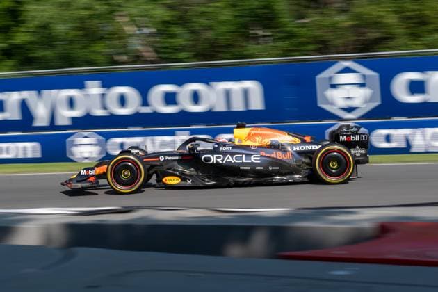 Max Verstappen (Oracle Red Bull Racing, Niederlande, 01) im RB21, CAN, Formel 1 Weltmeisterschaft, Grand Prix von Kanada, Circuit Gilles Villeneuve, Qualifying, Saison 2025, 14.06.2025 CAN, Formel 1 Weltmeisterschaft, Grand Prix von Kanada, Circuit Gilles Villeneuve, Qualifying, Saison 2025, 14.06.2025 Montreal Copyright: xEibner-Pressefoto MarcelxFischerx EP_MFI