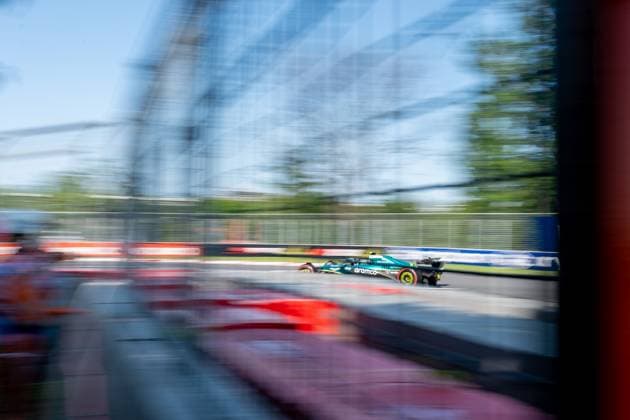 Fernando Alonso (Aston Martin Aramco Formula One Team, Spanien, 14) im AMR25, CAN, Formel 1 Weltmeisterschaft, Grand Prix von Kanada, Circuit Gilles Villeneuve, Qualifying, Saison 2025, 14.06.2025 CAN, Formel 1 Weltmeisterschaft, Grand Prix von Kanada, Circuit Gilles Villeneuve, Qualifying, Saison 2025, 14.06.2025 Montreal Copyright: xEibner-Pressefoto MarcelxFischerx EP_MFI