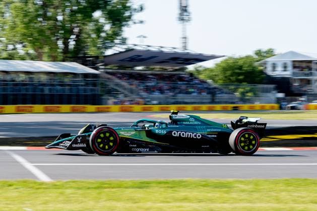 Fernando Alonso (Aston Martin Aramco Formula One Team, Spanien, 14) im AMR25, CAN, Formel 1 Weltmeisterschaft, Grand Prix von Kanada, Circuit Gilles Villeneuve, Qualifying, Saison 2025, 14.06.2025 CAN, Formel 1 Weltmeisterschaft, Grand Prix von Kanada, Circuit Gilles Villeneuve, Qualifying, Saison 2025, 14.06.2025 Montreal Copyright: xEibner-Pressefoto MarcelxFischerx EP_MFI
