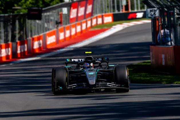 Kimi Antonelli (Mercedes-AMG Petronas F1 Team, Italien, 12) im W16, CAN, Formel 1 Weltmeisterschaft, Grand Prix von Kanada, Circuit Gilles Villeneuve, Qualifying, Saison 2025, 14.06.2025 CAN, Formel 1 Weltmeisterschaft, Grand Prix von Kanada, Circuit Gilles Villeneuve, Qualifying, Saison 2025, 14.06.2025 Montreal Copyright: xEibner-Pressefoto MarcelxFischerx EP_MFI