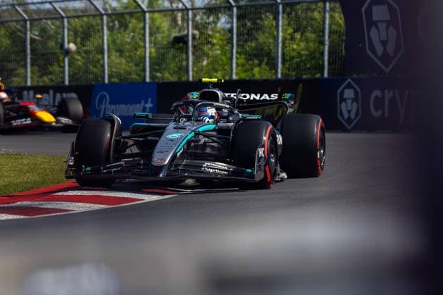Kimi Antonelli (Mercedes-AMG Petronas F1 Team, Italien, 12) im W16, CAN, Formel 1 Weltmeisterschaft, Grand Prix von Kanada, Circuit Gilles Villeneuve, Qualifying, Saison 2025, 14.06.2025 CAN, Formel 1 Weltmeisterschaft, Grand Prix von Kanada, Circuit Gilles Villeneuve, Qualifying, Saison 2025, 14.06.2025 Montreal Copyright: xEibner-Pressefoto MarcelxFischerx EP_MFI