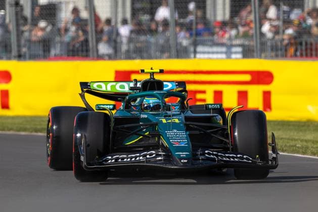 Fernando Alonso (Aston Martin Aramco Formula One Team, Spanien, 14) im AMR25, CAN, Formel 1 Weltmeisterschaft, Grand Prix von Kanada, Circuit Gilles Villeneuve, Qualifying, Saison 2025, 14.06.2025 CAN, Formel 1 Weltmeisterschaft, Grand Prix von Kanada, Circuit Gilles Villeneuve, Qualifying, Saison 2025, 14.06.2025 Montreal Copyright: xEibner-Pressefoto MarcelxFischerx EP_MFI