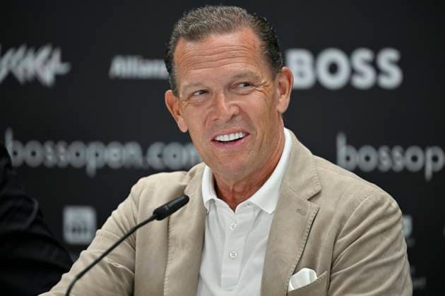 Daniel Grieder CEO Chief Executive Officer und Mitglied des Vorstands der HUGO BOSS AG Portrait Tennis Herren BOSS Open ATP, Tennis Herren 250 Stuttgart 2025 Weissenhof BOSS Open ATP 250 Stuttgart 2025