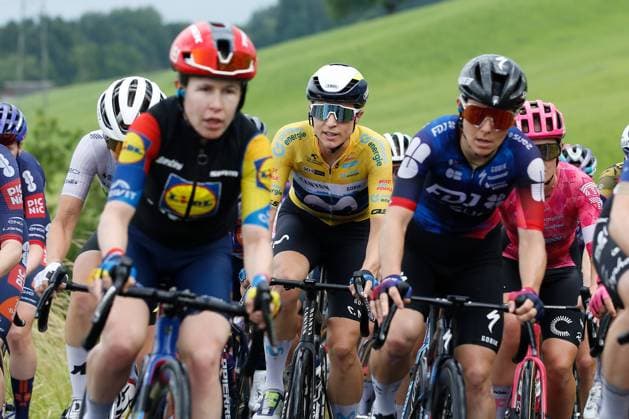 TDS Women Marlen Reusser SUI Team Movistar 15.06.2025 Kuessnacht, SCHWEIZ, Tour de Suisse Women 4.Etappe Kuessnacht - Kuessnacht Marlen Reusser SUI Team Movistar