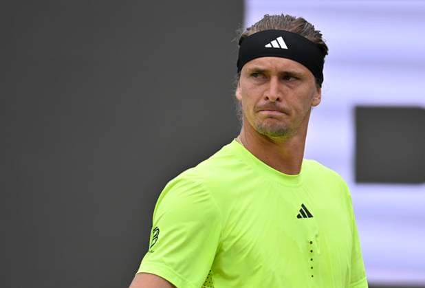 Alexander Zverev (GER) Enttaeuschung enttaeuscht nach vergebener Chance Gestik Geste unzufrieden Tennis Herren BOSS Open ATP, Tennis Herren 250 Stuttgart 2025 Weissenhof BOSS Open ATP 250 Stuttgart 2025