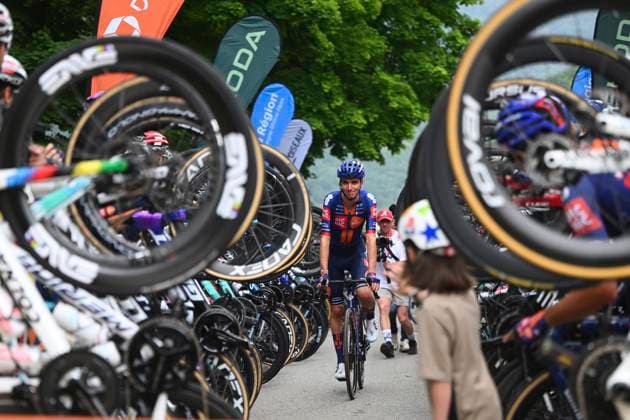 Criterium du Dauphine 2025 Stage 8 VAL-CENIS PLATEAU DU MONT-CENIS, FRANCE - JUNE 15 : Bardet Romain (FRA) of Team Picnic PostNL during stage 8 of the 77th edition of Criterium du Dauphine Libere an UCI World Tour 2.UWT cycling road race stage for Men Elite of 133.3 km with start in Val-d Arc and finish in Val-Cenis Plateau du Mont-Cenis on June 15, 2025 in Val-Cenis Plateau du Mont-Cenis, France, 15 06 2025 ( Motordriver Kenny Verfaillie - Val-Cenis Plateau du Mont-Cenis France  Copyright: xVincentxKalutx
