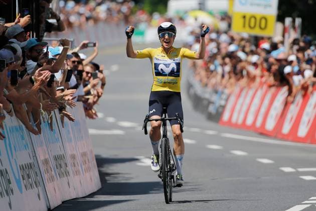 TDS Women Siegerin Marlen Reusser SUI Team Movistar 15.06.2025 Kuessnacht, SCHWEIZ, Tour de Suisse Women 4.Etappe Kuessnacht - Kuessnacht Siegerin Marlen Reusser SUI Team Movistar