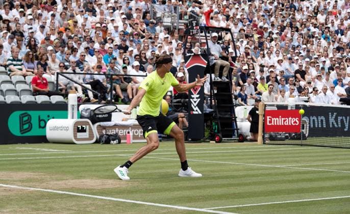 15.06.25 Tennis BOSS Open Stuttgart Weissenhof 2025 Deutschland, Stuttgart, 15.06.2025, Tennis, BOSS Open Stuttgart Weissenhof 2025: Alexander Zverev.
