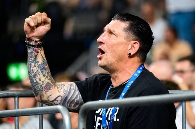 Koeln, Deutschland: Handball EHF CL Final 4 - Halbfinale - Fuechse Berlin - HBC Nantes Stefan Kretzschmar (Berlin) Jubel Freude Emotion Koeln Lanxess Arena Nordrhein-Westfalen Deutschland
