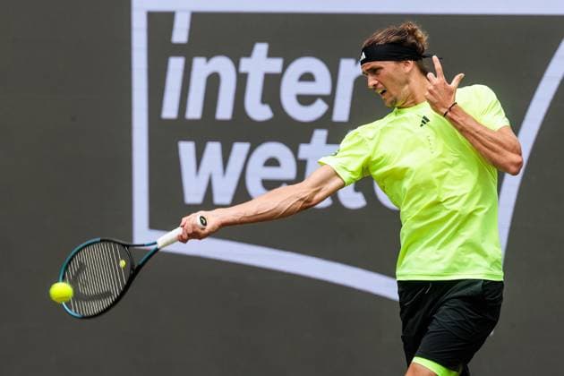 BOSS OPEN ATP250; 15.06.2025 Alexander Zverev (GER) im Match gegen Taylor Fritz (USA) BOSS OPEN ATP250; Stuttgart, Tennisclub Weissenhof am 15.06.2025 Copyright: xBEAUTIFULxSPORTS Wunderlx
