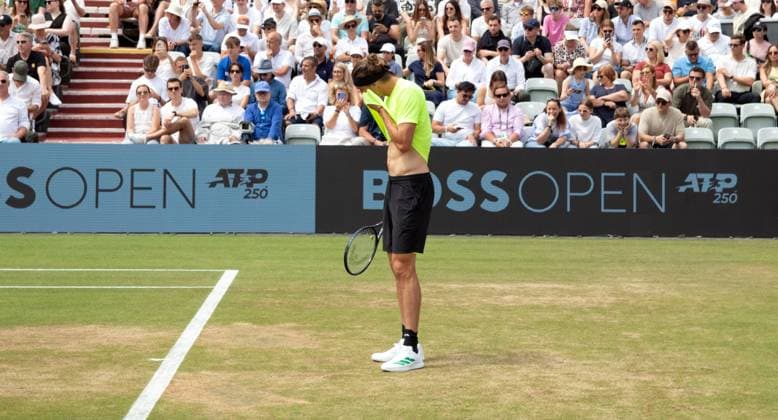 15.06.25 Tennis BOSS Open Stuttgart Weissenhof 2025 Deutschland, Stuttgart, 15.06.2025, Tennis, BOSS Open Stuttgart Weissenhof 2025: Alexander Zverev.
