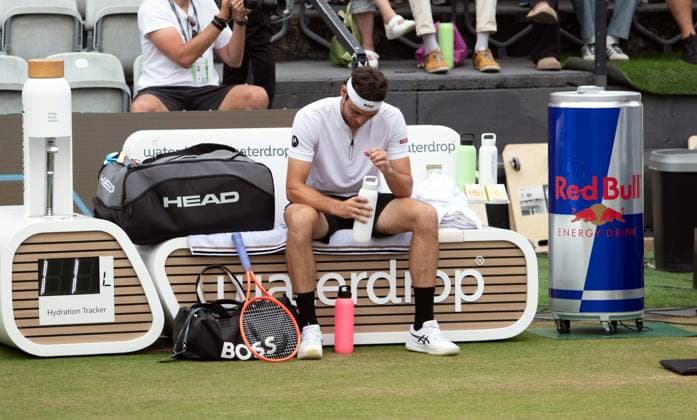15.06.25 Tennis BOSS Open Stuttgart Weissenhof 2025 Deutschland, Stuttgart, 15.06.2025, Tennis, BOSS Open Stuttgart Weissenhof 2025: Taylor Fritz.