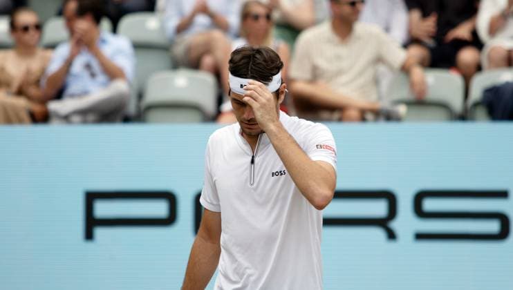 15.06.25 Tennis BOSS Open Stuttgart Weissenhof 2025 Deutschland, Stuttgart, 15.06.2025, Tennis, BOSS Open Stuttgart Weissenhof 2025: Taylor Fritz.