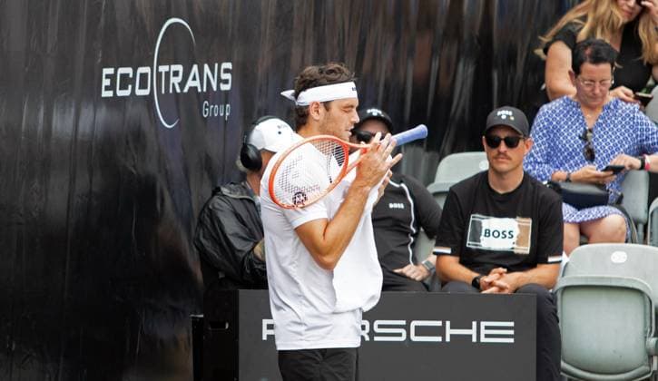 15.06.25 Tennis BOSS Open Stuttgart Weissenhof 2025 Deutschland, Stuttgart, 15.06.2025, Tennis, BOSS Open Stuttgart Weissenhof 2025: Taylor Fritz.