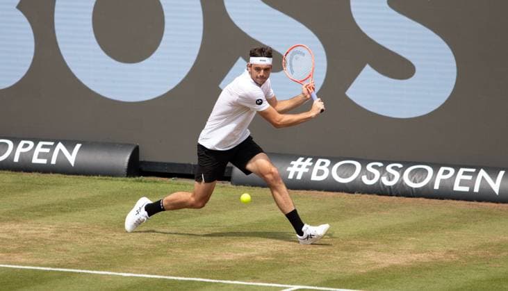 15.06.25 Tennis BOSS Open Stuttgart Weissenhof 2025 Deutschland, Stuttgart, 15.06.2025, Tennis, BOSS Open Stuttgart Weissenhof 2025: Taylor Fritz.
