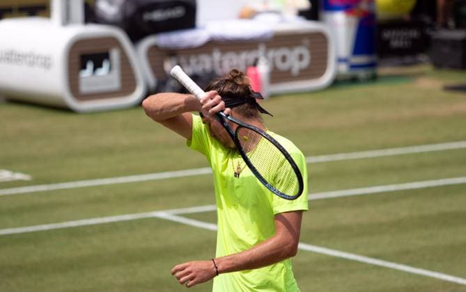 15.06.25 Tennis BOSS Open Stuttgart Weissenhof 2025 Deutschland, Stuttgart, 15.06.2025, Tennis, BOSS Open Stuttgart Weissenhof 2025: Alexander Zverev.