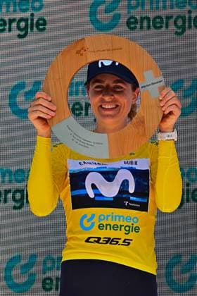 Marlen Reusser gewinnt Tour de Suisse Women 2025 Marlen Reusser (SUI Schweiz, Switzerland) Moviestar Team gewinnt 4. Etappe der 5. Tour de Suisse Women 2025. UCI Women™s WorldTour 2025 am 15. Juni 2025 von Küssnacht nach Küssnacht 129,4 Kilometer. Gesamtsieg