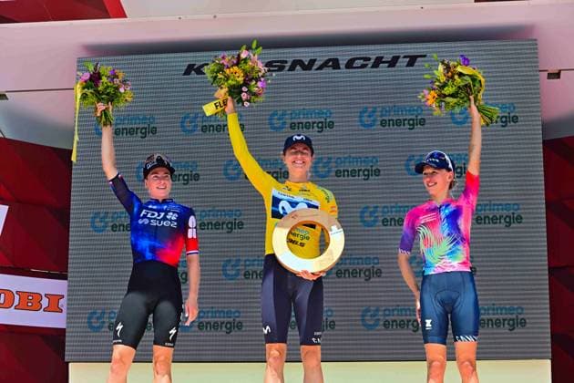 Marlen Reusser gewinnt Tour de Suisse Women 2025 Marlen Reusser (SUI Schweiz, Switzerland) Moviestar Team gewinnt 4. Etappe der 5. Tour de Suisse Women 2025. UCI Women™s WorldTour 2025 am 15. Juni 2025 von Küssnacht nach Küssnacht 129,4 Kilometer. Gesamtsieg vor VOLLERING Demi, FDJ - SUEZ, NIEWIADOMA Katarzyna CANYON SRAM zondacrypto