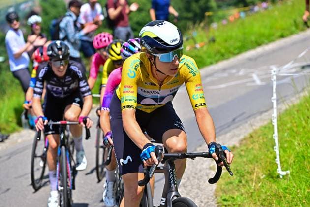 Marlen Reusser gewinnt Tour de Suisse Women 2025 Marlen Reusser (SUI Schweiz, Switzerland) Moviestar Team gewinnt 4. Etappe der 5. Tour de Suisse Women 2025. UCI Women™s WorldTour 2025 am 15. Juni 2025 von Küssnacht nach Küssnacht 129,4 Kilometer. Gesamtsieg