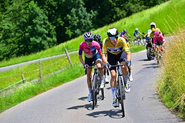 Marlen Reusser gewinnt Tour de Suisse Women 2025 Marlen Reusser (SUI Schweiz, Switzerland) Moviestar Team gewinnt 4. Etappe der 5. Tour de Suisse Women 2025. UCI Women™s WorldTour 2025 am 15. Juni 2025 von Küssnacht nach Küssnacht 129,4 Kilometer. Gesamtsieg