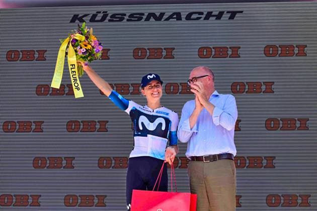Marlen Reusser gewinnt Tour de Suisse Women 2025 Marlen Reusser (SUI Schweiz, Switzerland) Moviestar Team gewinnt 4. Etappe der 5. Tour de Suisse Women 2025. UCI Women™s WorldTour 2025 am 15. Juni 2025 von Küssnacht nach Küssnacht 129,4 Kilometer. Gesamtsieg